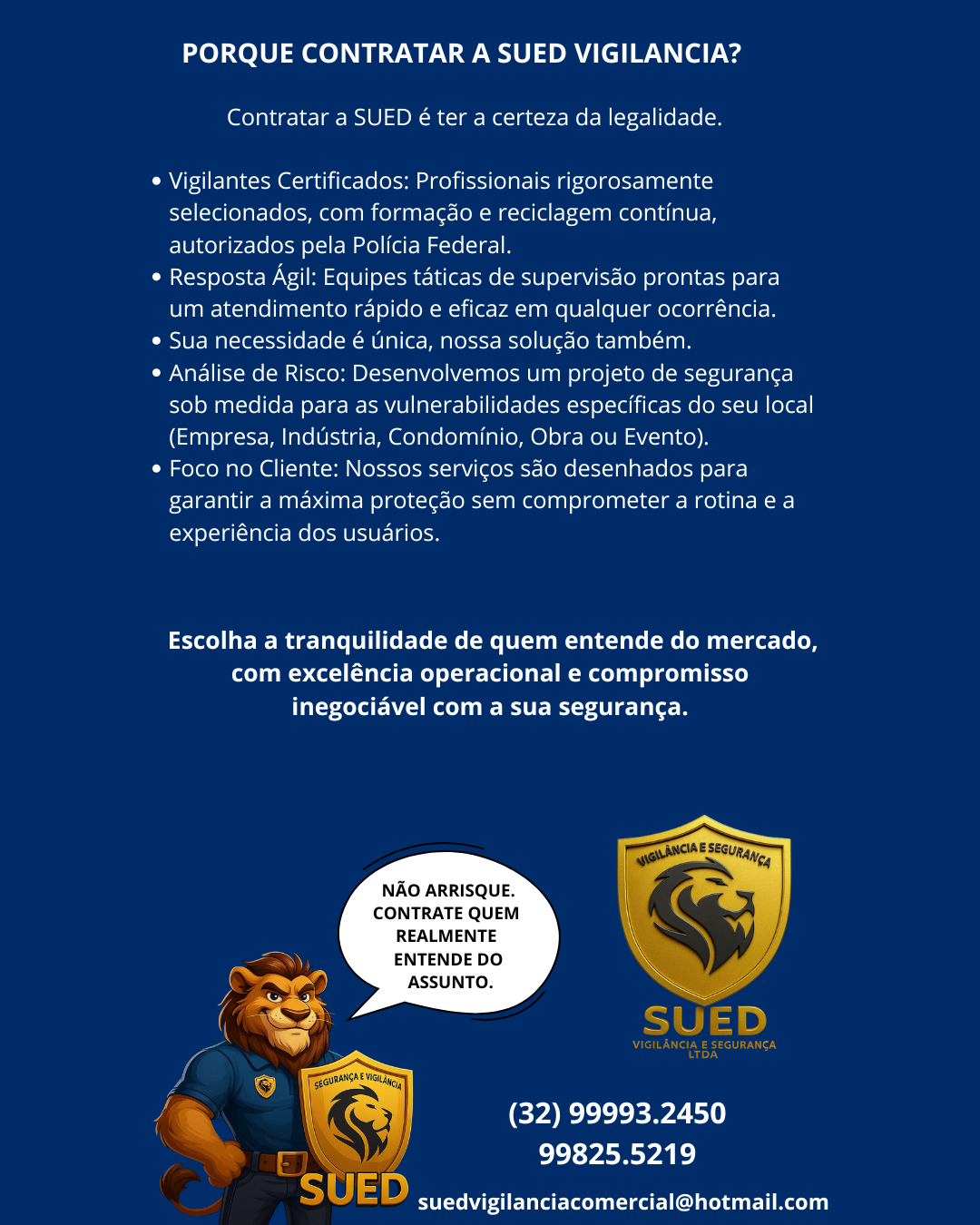 PORQUE CONTRATAR A SUED VIGILANCIA